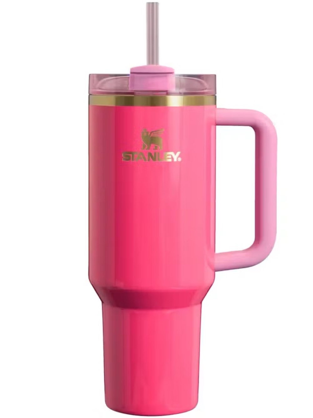 (NIB) Stanley Quencher H2.0 FlowState 40oz Tumbler - Pink Parade